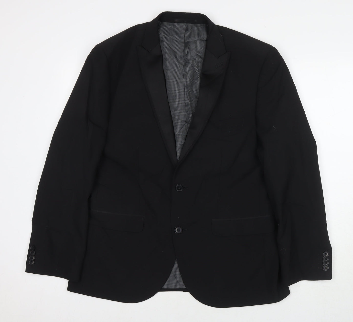 Mens UK Size 40 NEXT Regular Black Suit Jacket