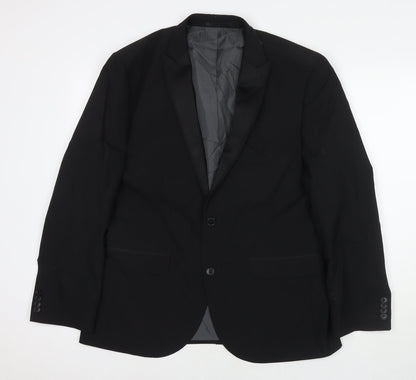 Mens UK Size 40 NEXT Regular Black Suit Jacket
