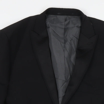 Mens UK Size 40 NEXT Regular Black Suit Jacket