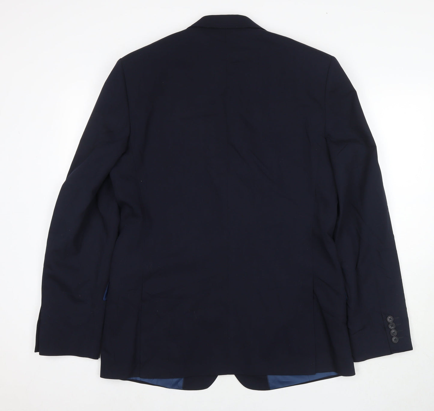 Mens UK Size 42 Marks and Spencer Regular Blue Suit Jacket