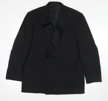 Mens UK Size 40 Marks and Spencer Regular Black Suit Jacket