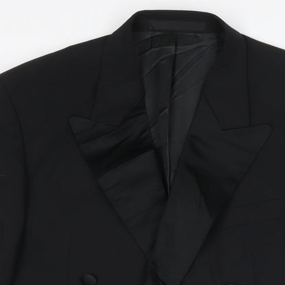 Mens UK Size 40 Marks and Spencer Regular Black Suit Jacket