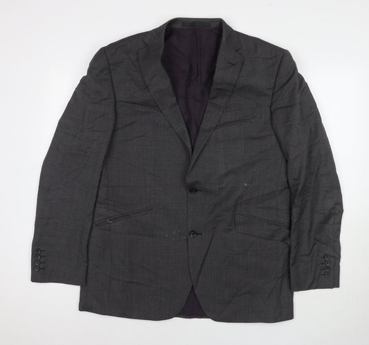 Mens UK Size 42 Marks and Spencer Regular Grey Suit Jacket
