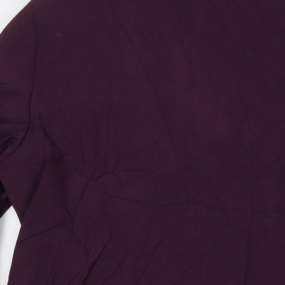 Libra Womens Purple Jacket Blazer Size 16 Button