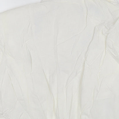 Womens UK Size 14 Bonmarché White Kimono Coat