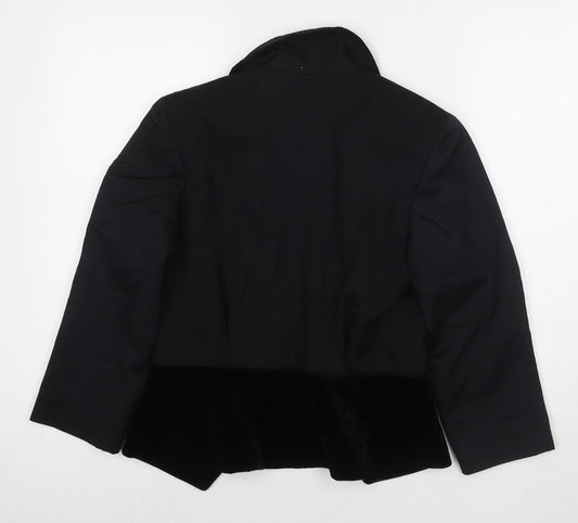 Planet Womens Black Jacket Blazer Size 10