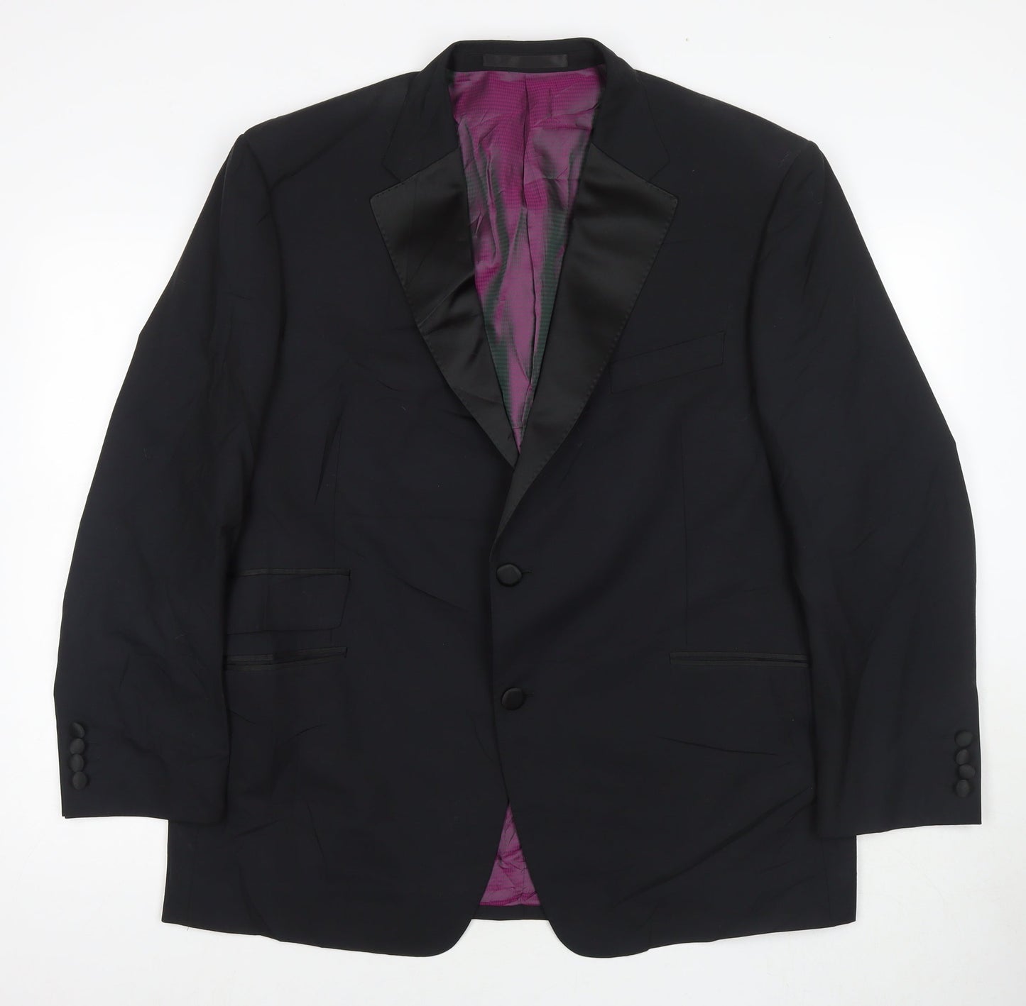 Mens UK Size 44 Marks and Spencer Regular Black Suit Jacket