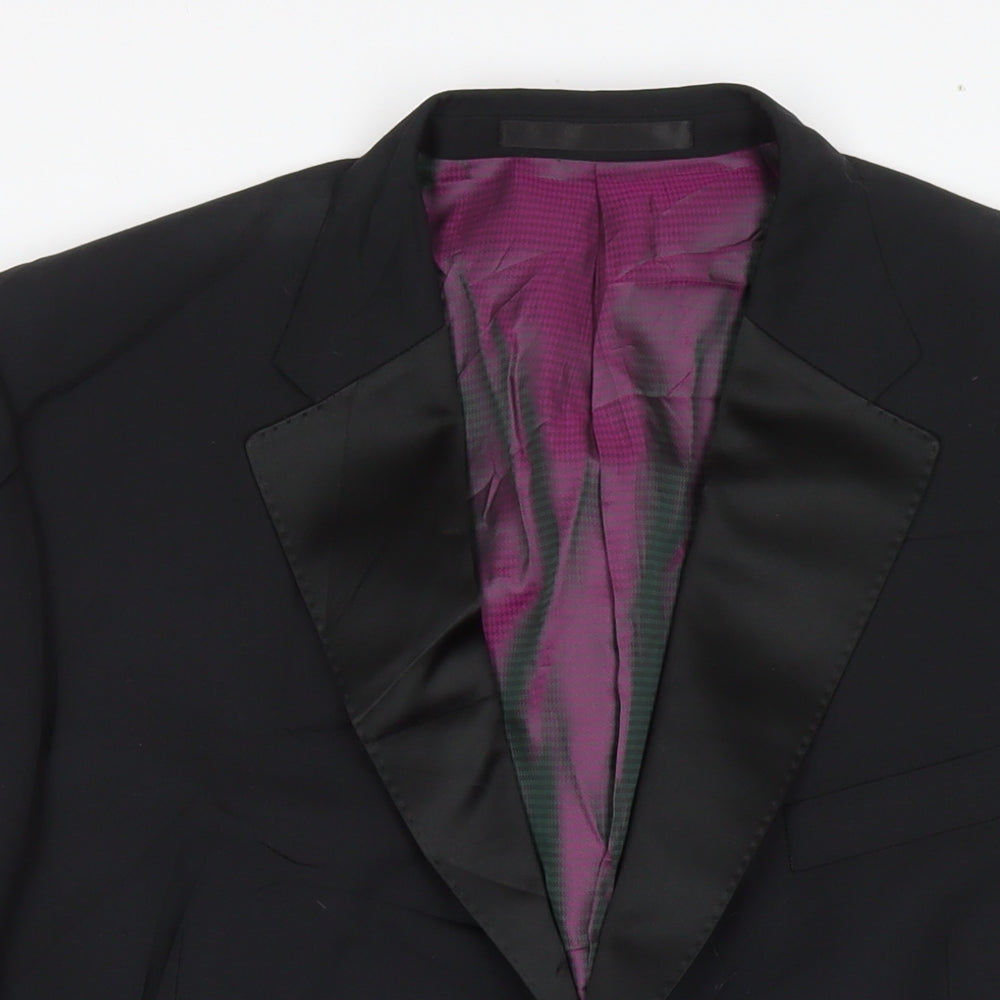 Mens UK Size 44 Marks and Spencer Regular Black Suit Jacket