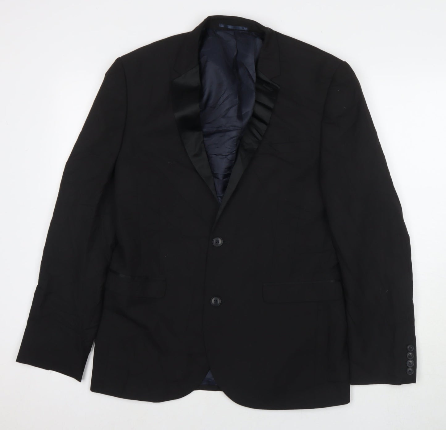 Mens UK Size 40 NEXT Regular Black Suit Jacket