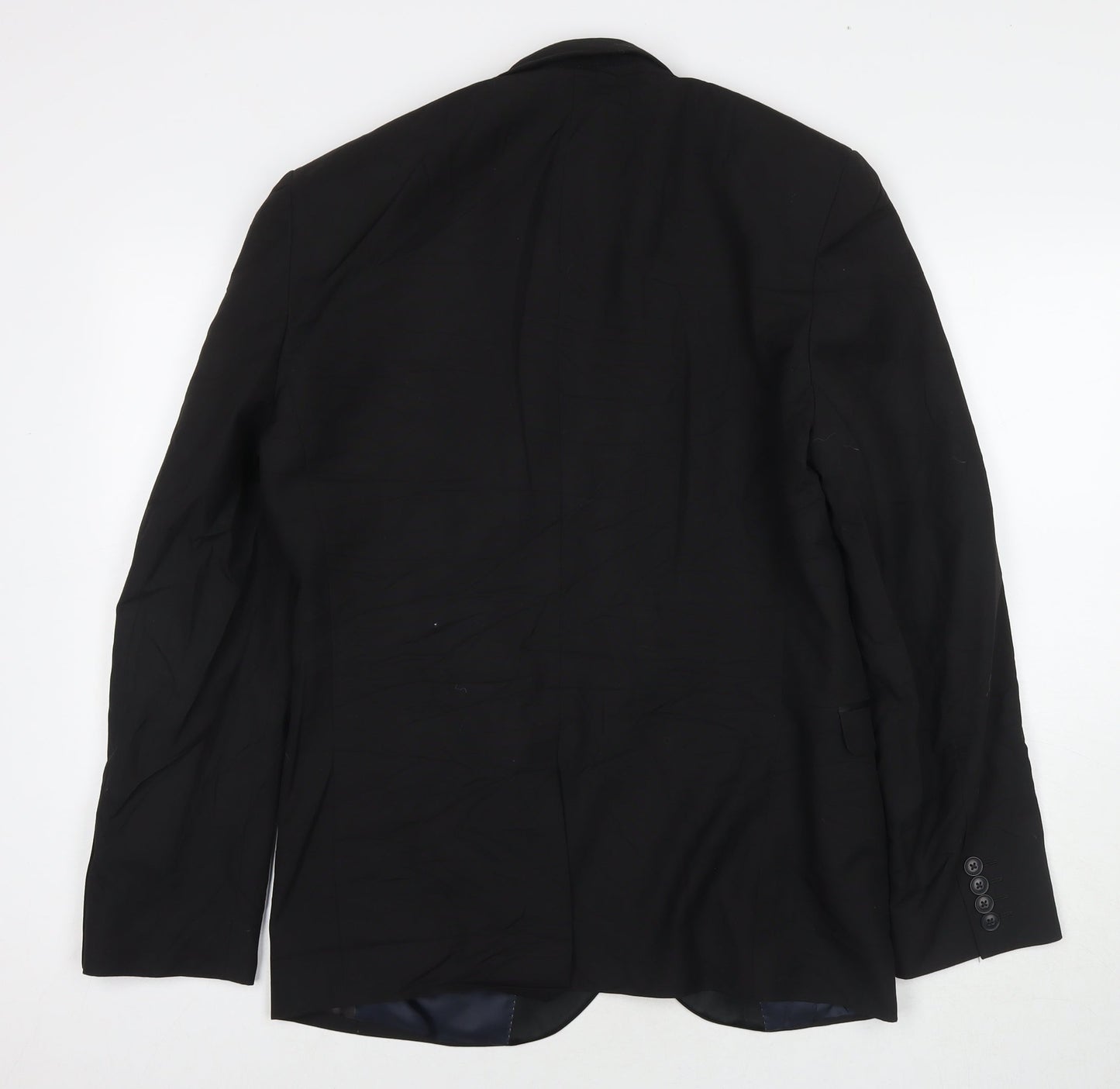 Mens UK Size 40 NEXT Regular Black Suit Jacket