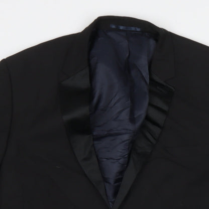 Mens UK Size 40 NEXT Regular Black Suit Jacket