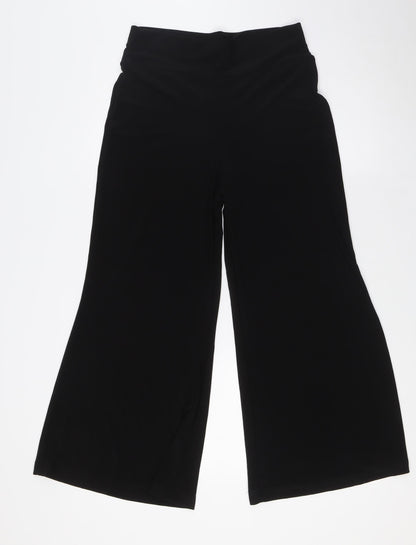 Womens UK Size 10 Marks and Spencer Regular Fit  Black Trousers