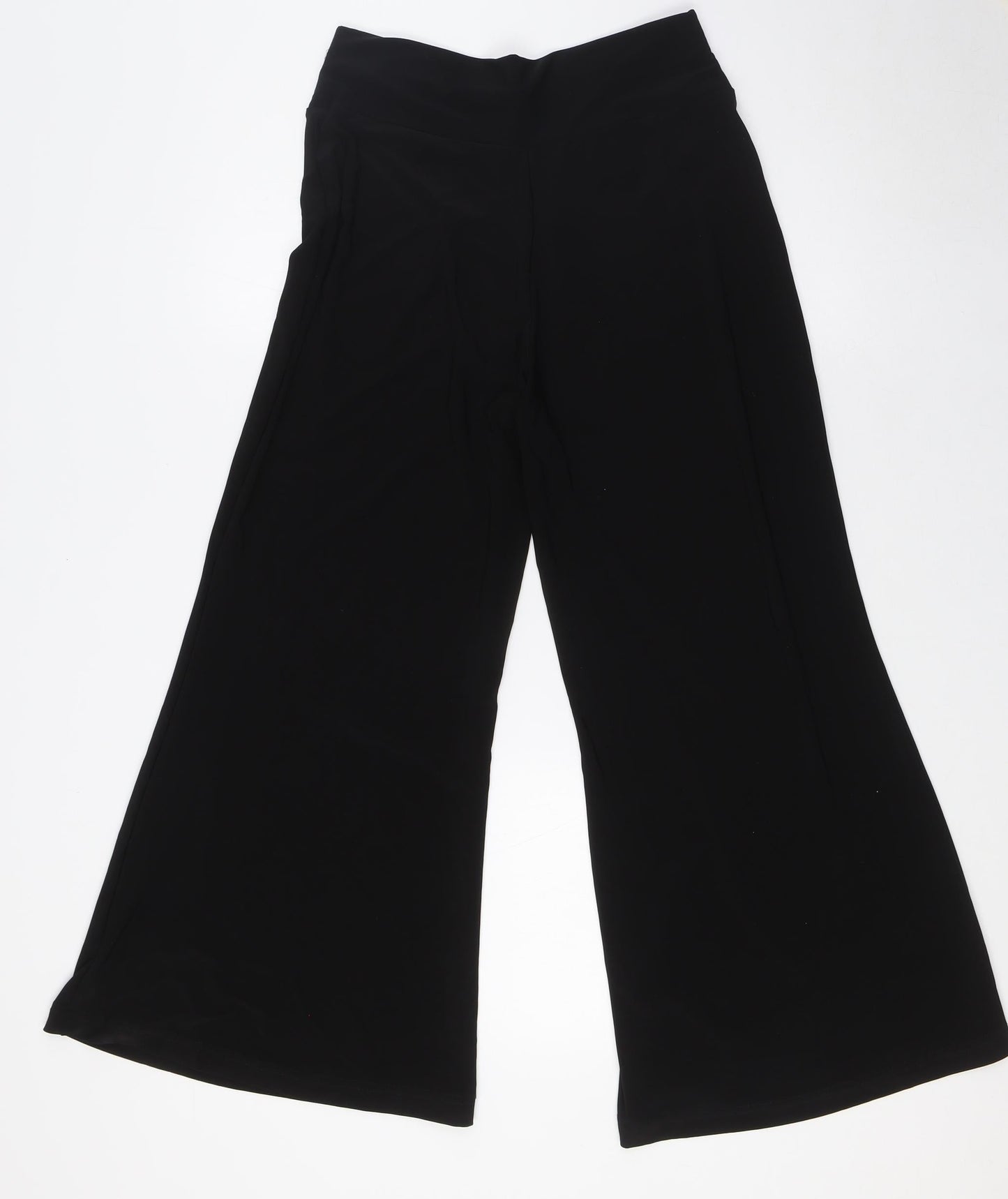Womens UK Size 10 Marks and Spencer Regular Fit  Black Trousers