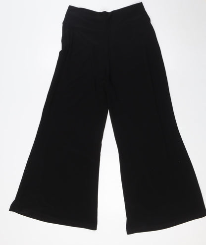 Womens UK Size 10 Marks and Spencer Regular Fit  Black Trousers