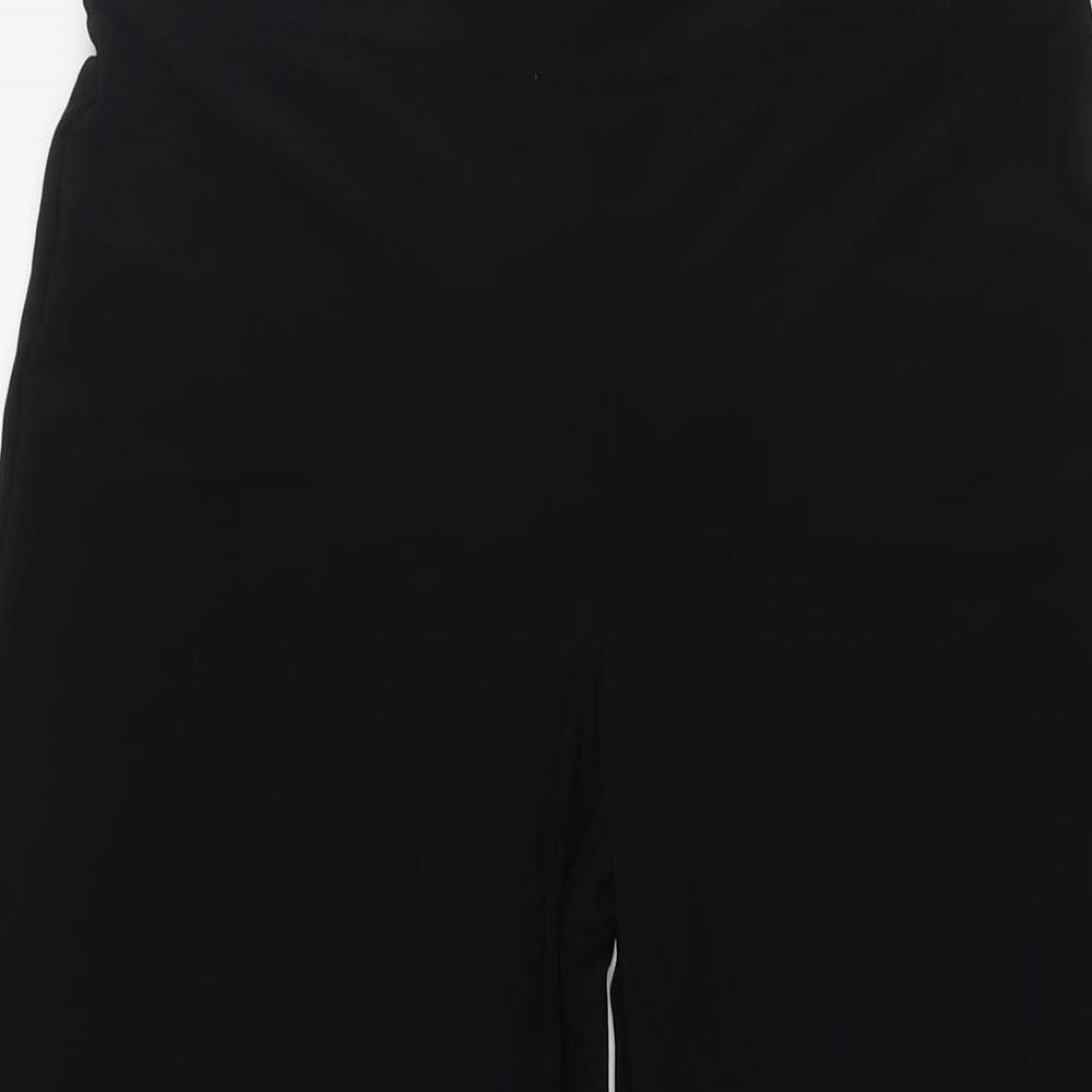 Womens UK Size 10 Marks and Spencer Regular Fit  Black Trousers