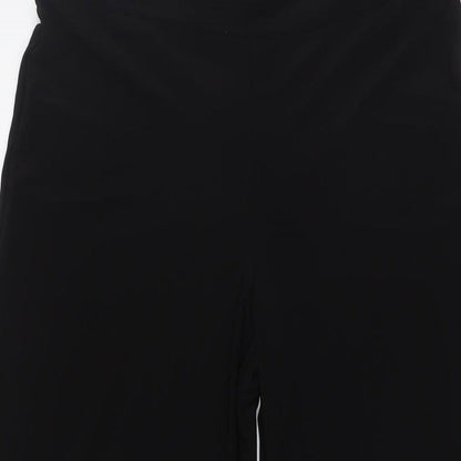 Womens UK Size 10 Marks and Spencer Regular Fit  Black Trousers