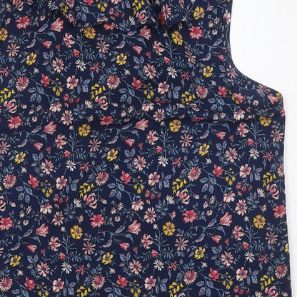 Womens UK Size 10 Encuentro Multicoloured Basic Blouse