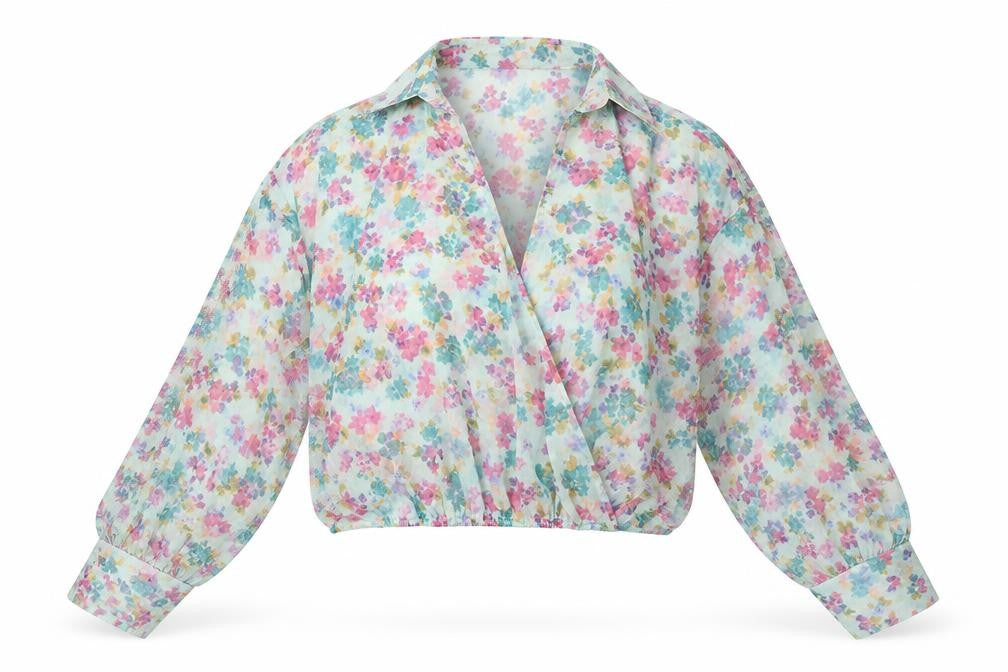 Womens UK Size XL Zara Multicoloured Basic Blouse