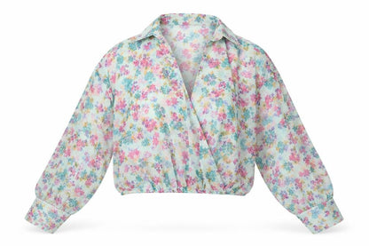 Womens UK Size XL Zara Multicoloured Basic Blouse