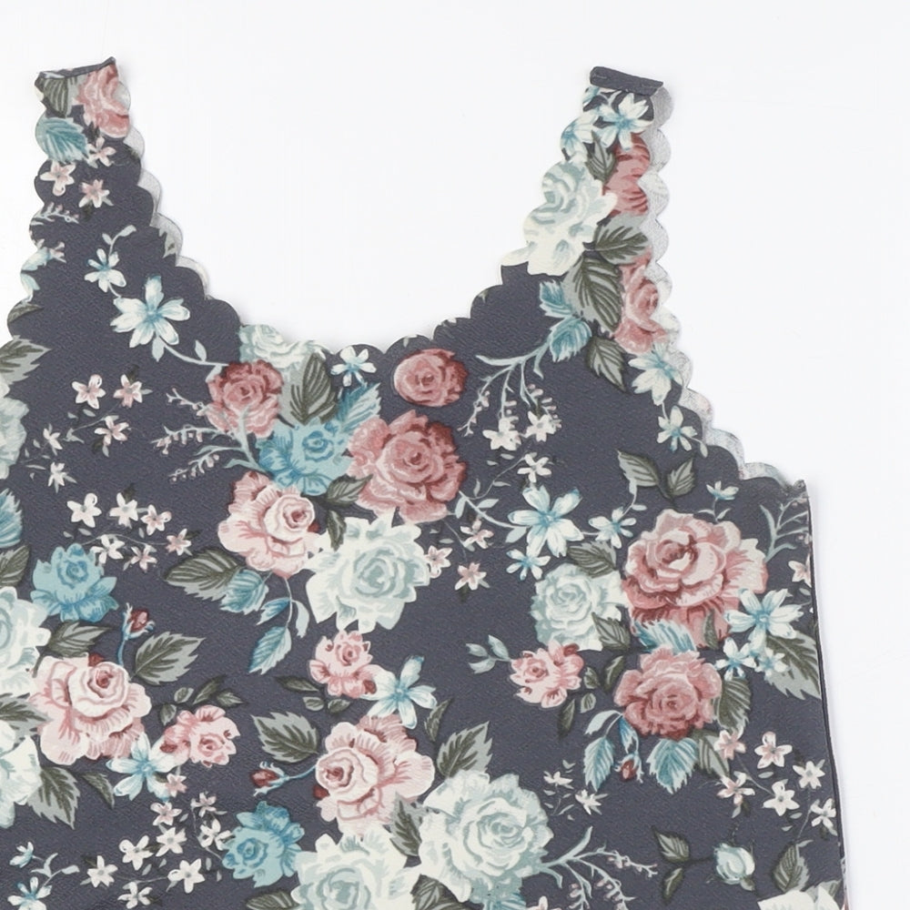 Womens UK Size S Divided by H&M Multicoloured Basic Tank