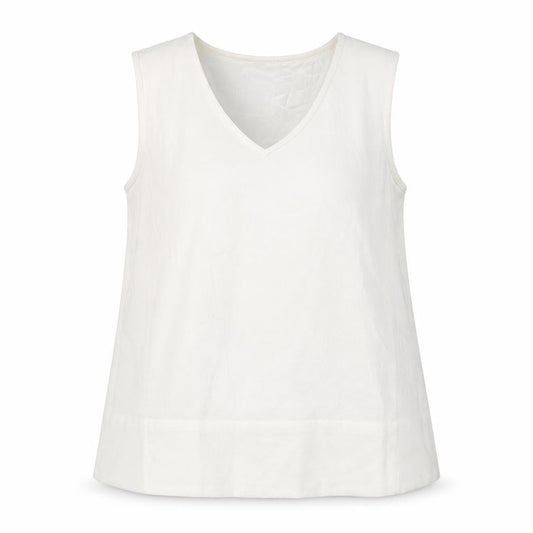 Womens UK Size S Adini Ivory Basic Blouse