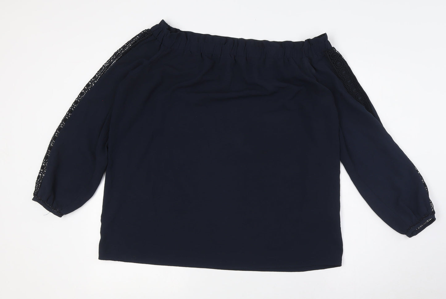 Womens UK Size 16 NEXT Blue Basic Blouse