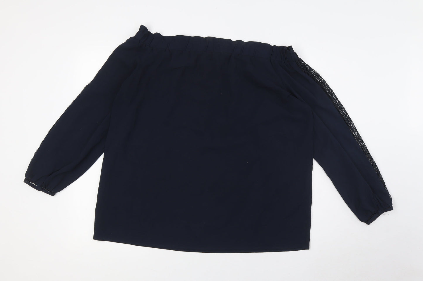 Womens UK Size 16 NEXT Blue Basic Blouse