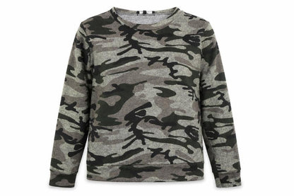 New Look Womens Multicoloured Camouflage Polyester Pullover Sweatshirt Size 16