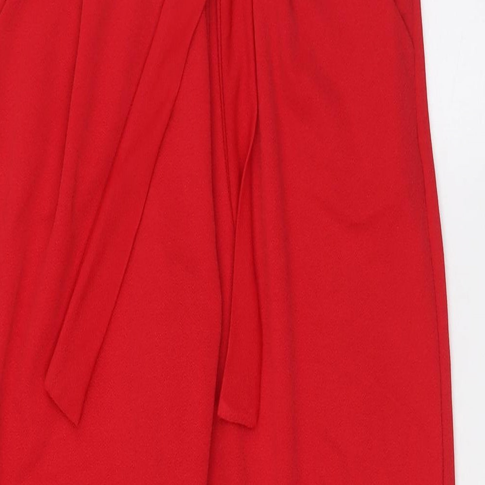 Womens UK Size 8 I SAW IT FIRST Regular Fit  Red Trousers