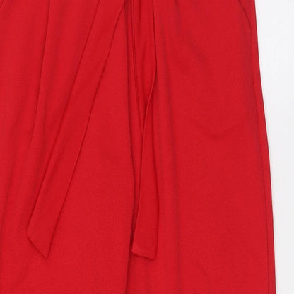 Womens UK Size 8 I SAW IT FIRST Regular Fit  Red Trousers