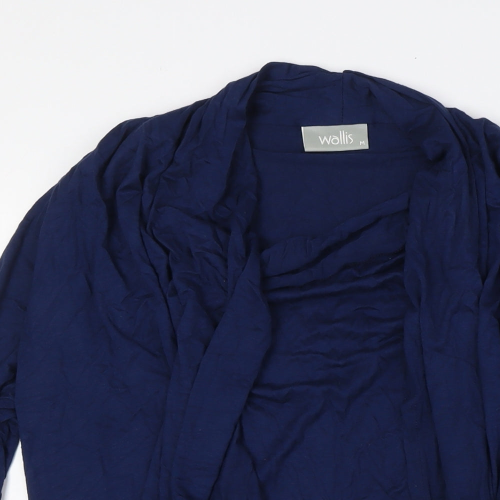 Womens UK Size M Wallis Blue Basic Blouse