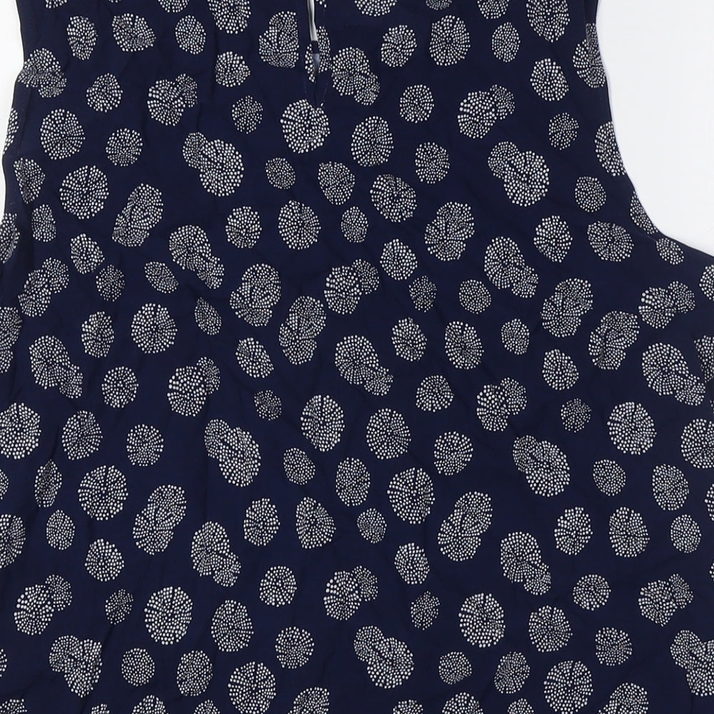 Womens UK Size 12 Classic Blue Camisole Blouse