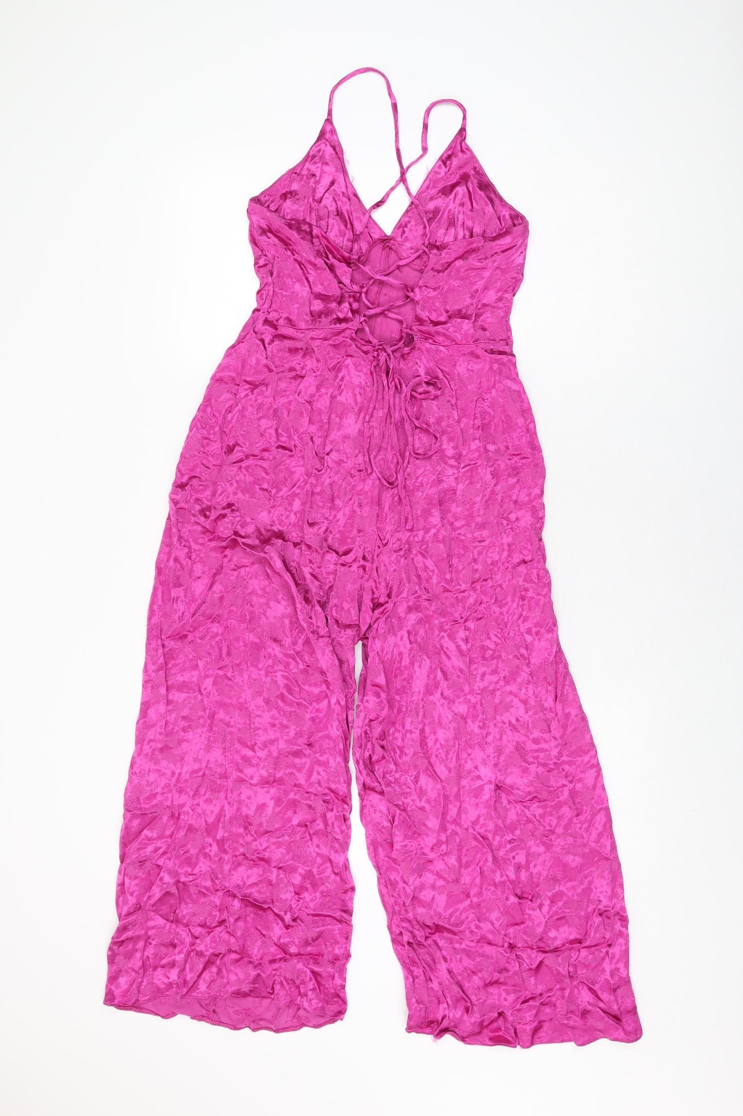 Womens UK Size 12 ASOS One-Piece Pink Jumpsuit