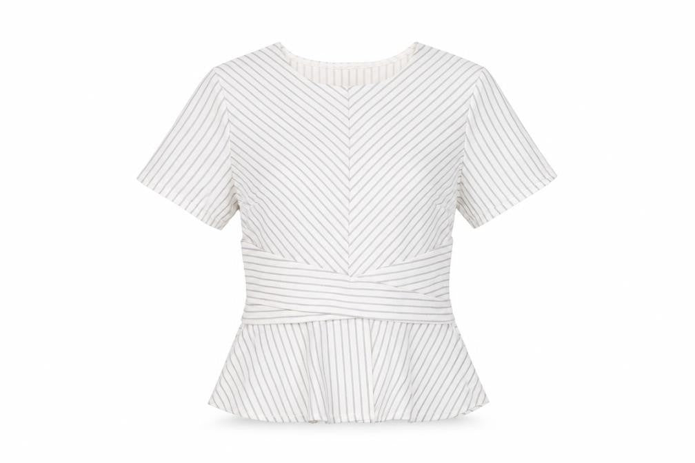 Womens UK Size 8 Miss Selfridge White Basic T-Shirt