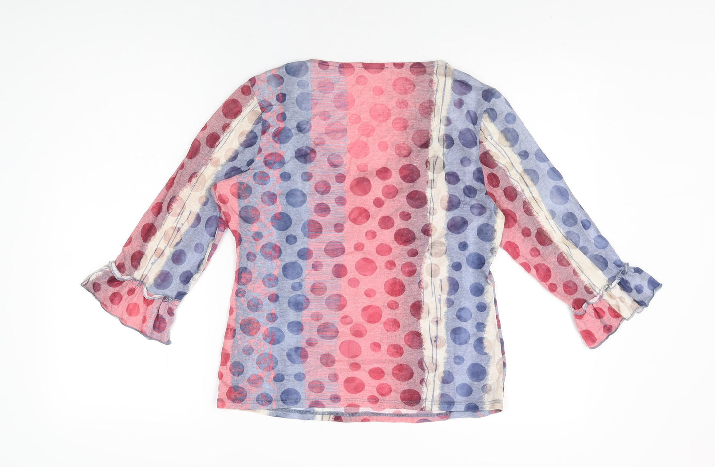 Womens UK Size 12 Per Una Multicoloured Basic T-Shirt