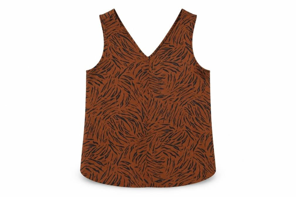 Womens UK Size 12 Marks and Spencer Brown Basic T-Shirt