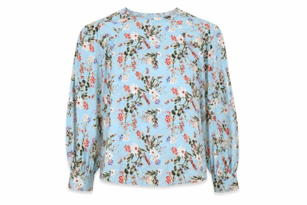 Womens UK Size 12 AX Paris Blue Basic Blouse