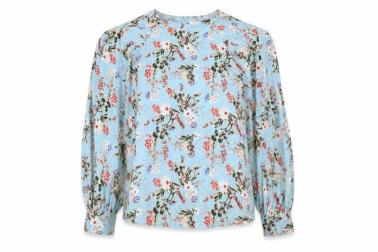 Womens UK Size 12 AX Paris Blue Basic Blouse