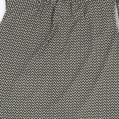 Womens UK Size S H&M Black Basic T-Shirt