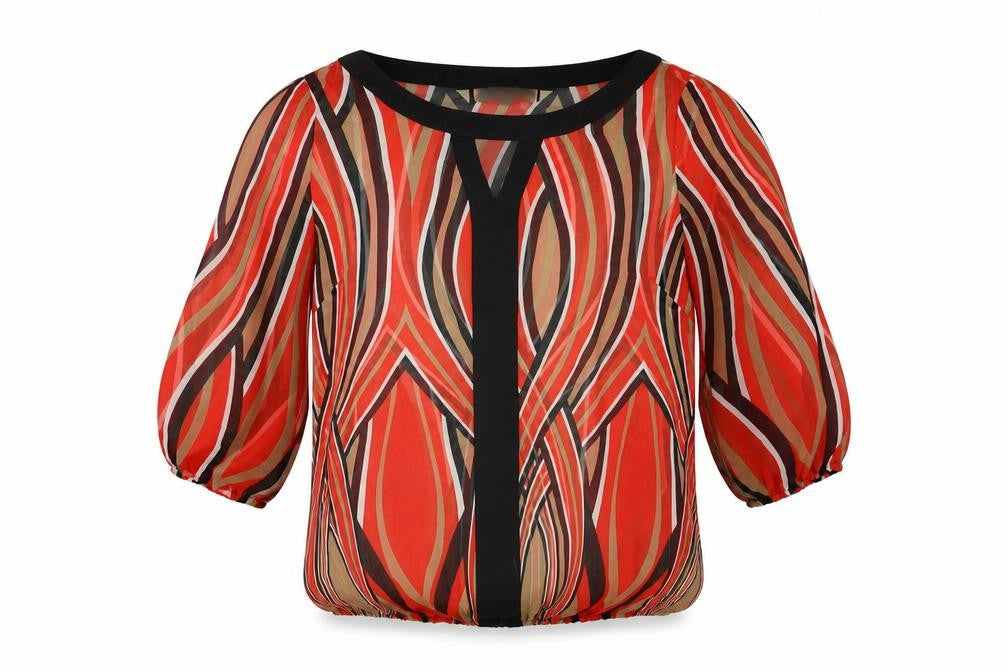 Womens UK Size 8 Principles Red Basic Blouse