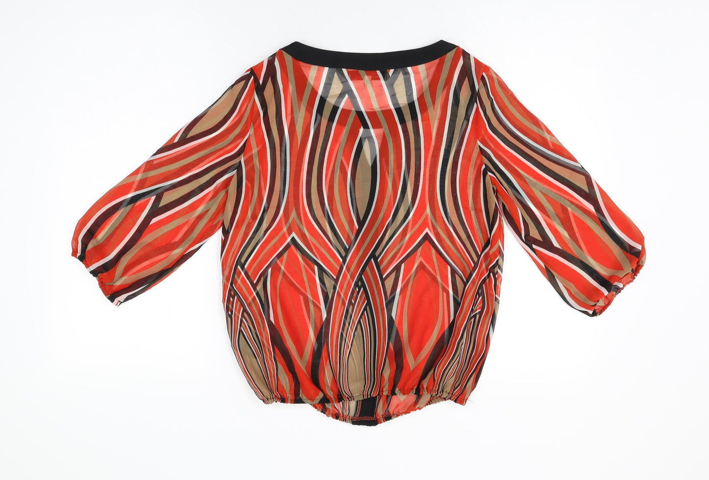 Womens UK Size 8 Principles Red Basic Blouse