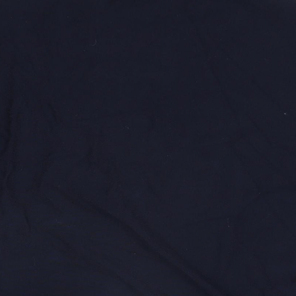 Womens UK Size 10 Warehouse Blue Basic T-Shirt