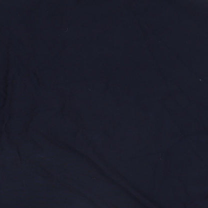 Womens UK Size 10 Warehouse Blue Basic T-Shirt