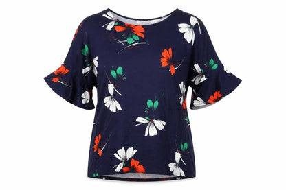 Womens UK Size 14 Phase Eight Blue Basic T-Shirt
