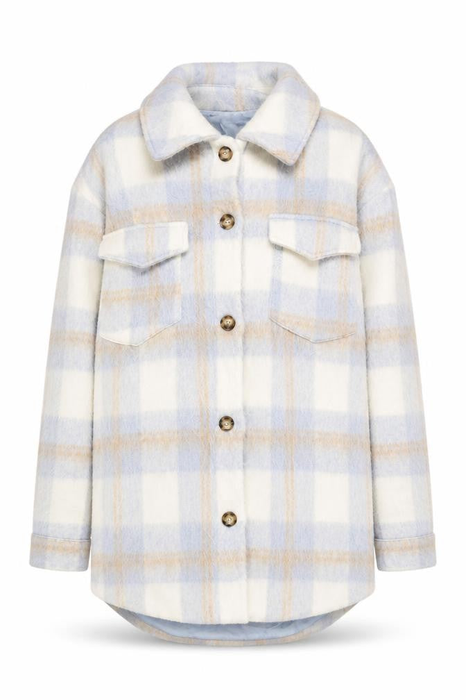 Womens UK Size 8 Missguided Blue Overcoat