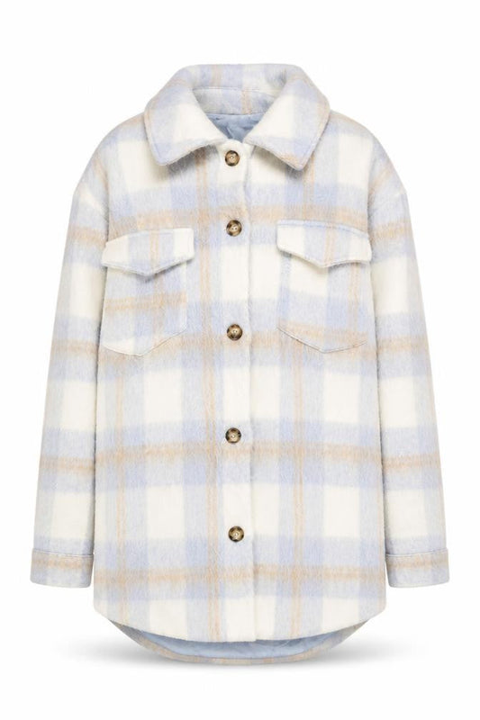 Womens UK Size 8 Missguided Blue Overcoat