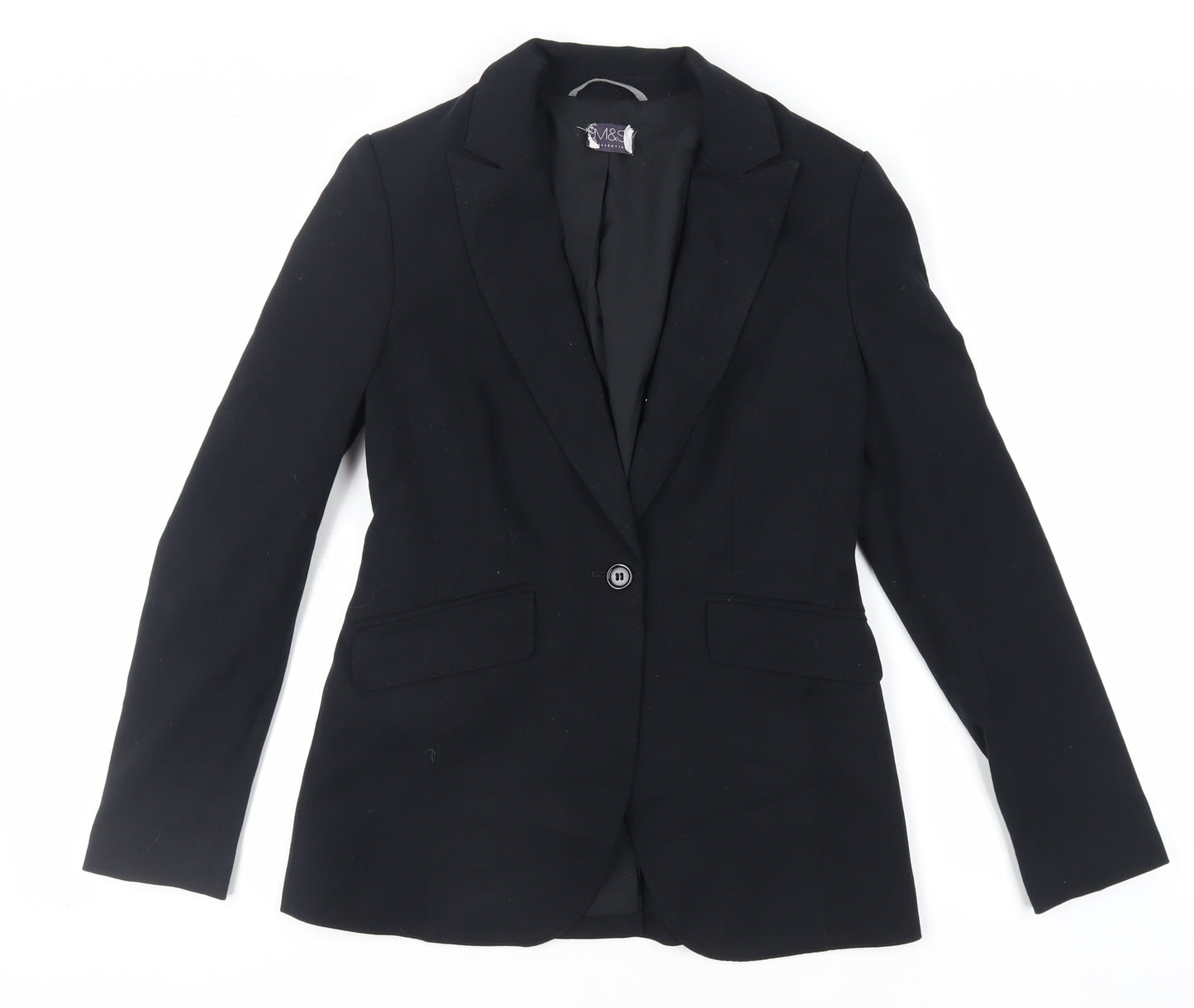 Womens UK Size 8 Marks and Spencer Black Jacket
