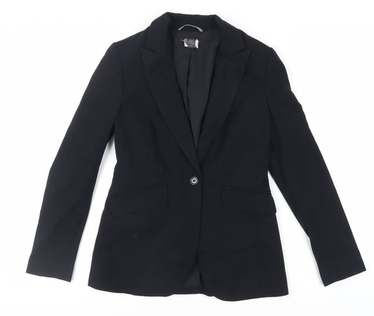 Womens UK Size 8 Marks and Spencer Black Jacket