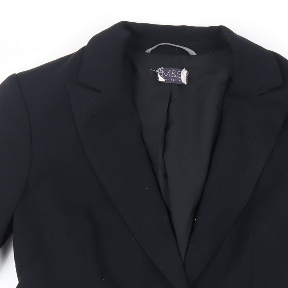 Womens UK Size 8 Marks and Spencer Black Jacket