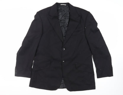 Mens UK Size 40 NEXT Regular Black Suit Jacket